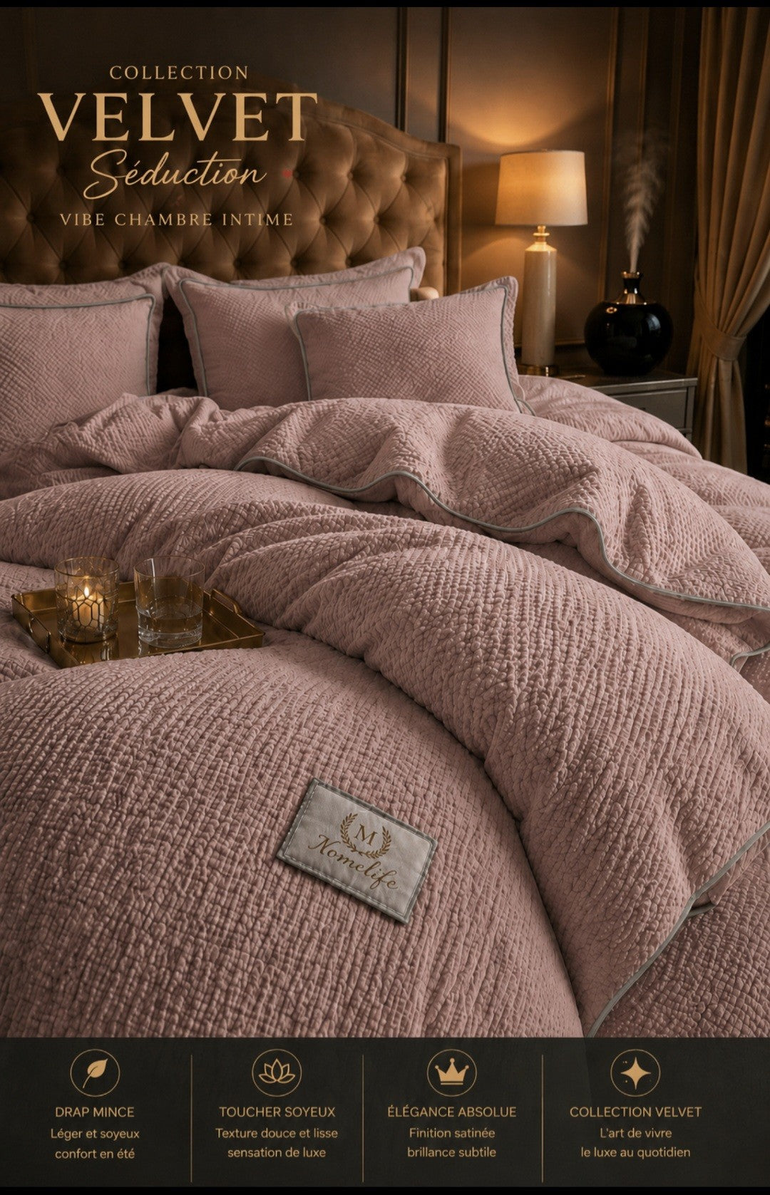 Velvet Séduction - Literie velours