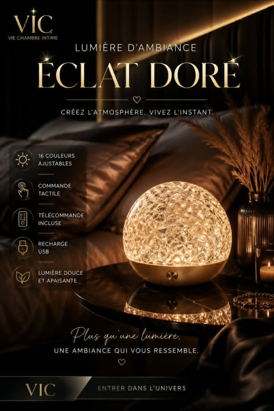 Éclat d'or , lumière d'ambiance