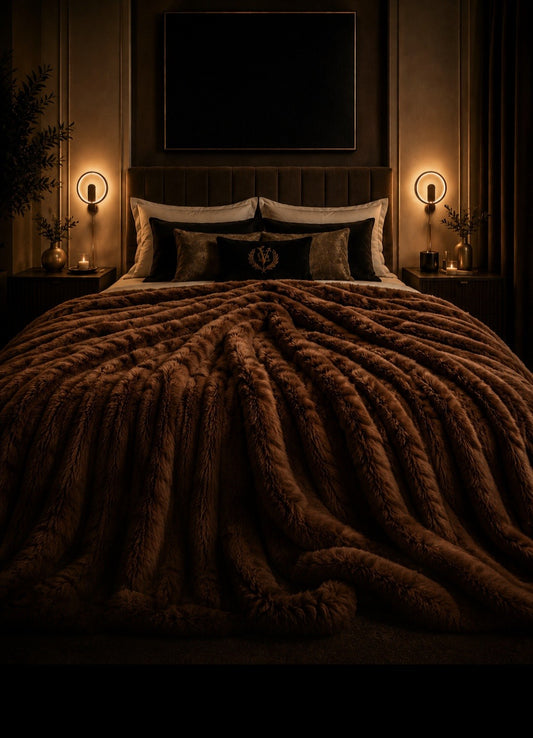 Faux Rabbit Fur Blanket