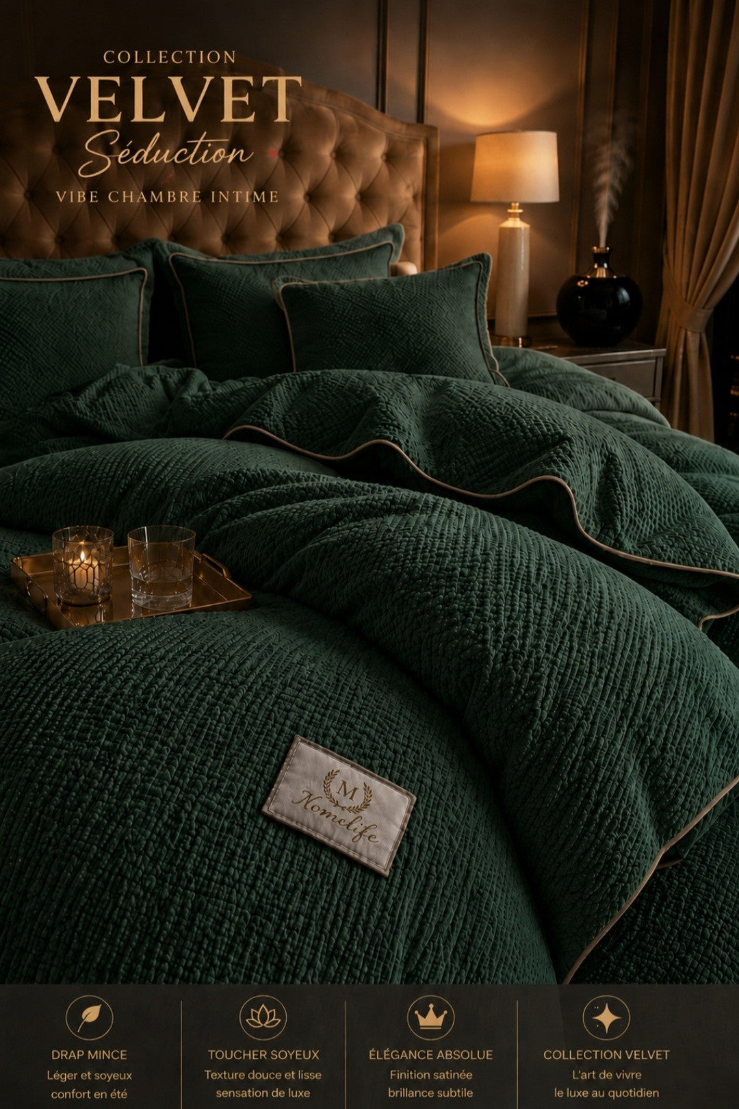 Velvet Séduction - Literie velours
