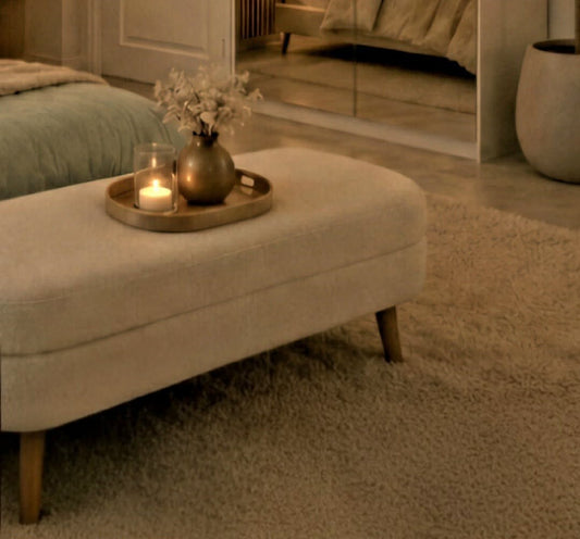 Banquette coffre Oasis Beige 43.5x16x16